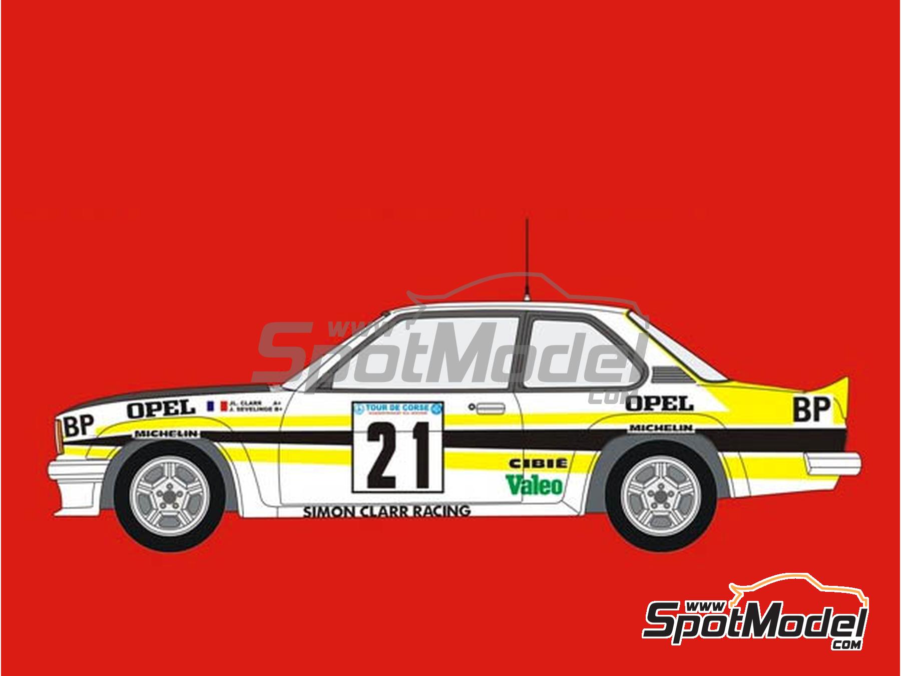 Reji Model 413: Marking / livery 1/24 scale - Opel Ascona 400